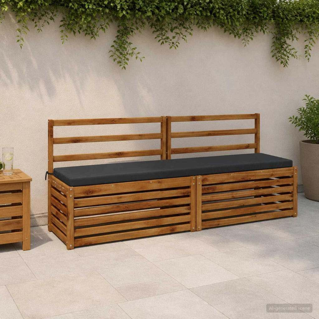 Cuscini per Panchina a 2 Pezzi SOEST 2 pz 100% Poliestere 949163