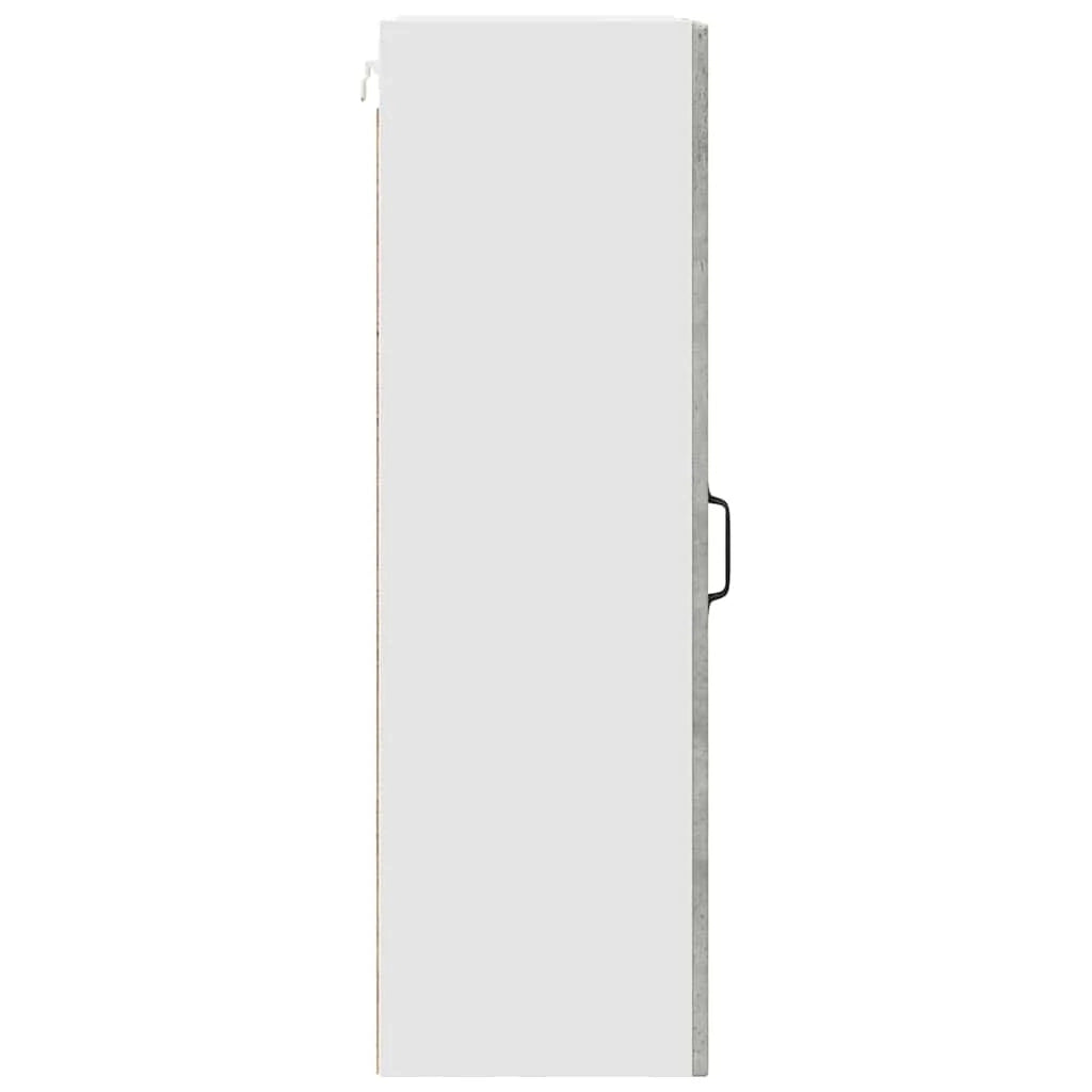 Mobile da cucina moderno a parete con pratico spazio contenitivo 50 x 31 x 100 cm legno composito grigio cemento 02_0054468