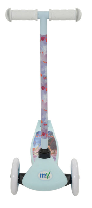 Monopattino Evolutivo a 3 Ruote con Cuscinetti ABEC-5 e Freno a Pedale Posteriore Disney Frozen Azzurro