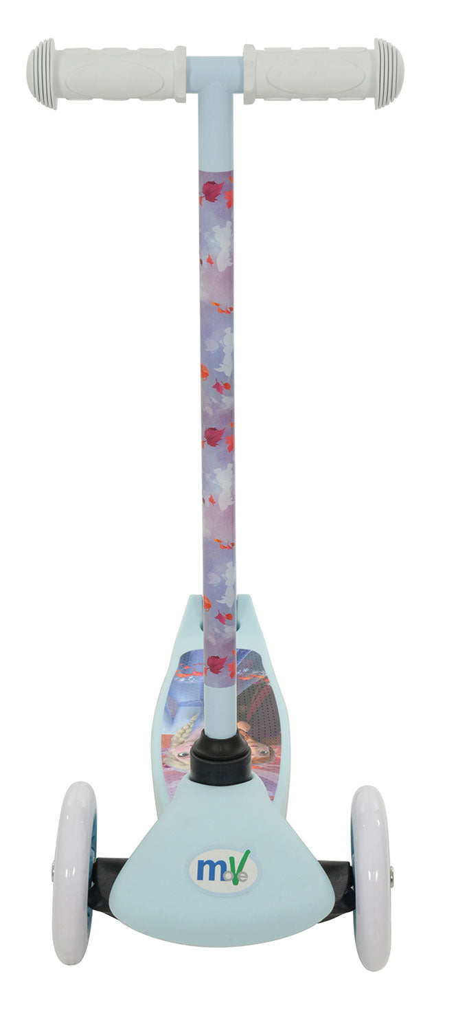 Monopattino Evolutivo a 3 Ruote con Cuscinetti ABEC-5 e Freno a Pedale Posteriore Disney Frozen Azzurro