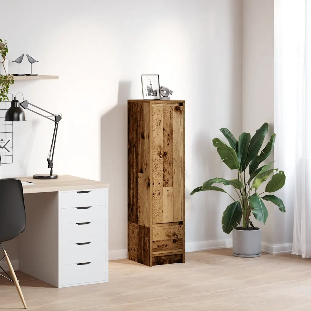 Credenza Legno Antico 29,5x34x119,5 cm in Truciolato 861659