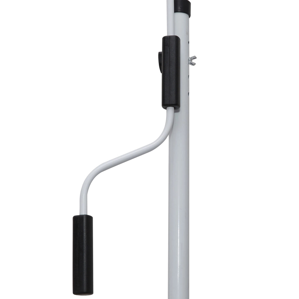 Toldo Manuale Retrattile per Balcone e Terrazza ¨C zephmum ¨C Verde Bianco 200x150 cm