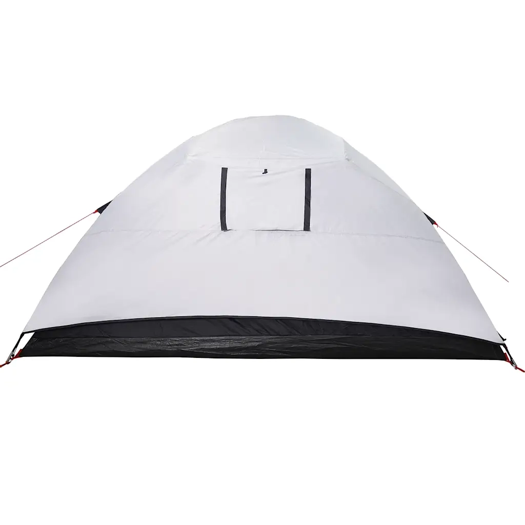 Tenda Familiare a Cupola 6 Persone Bianca Tessuto Impermeabile 94726