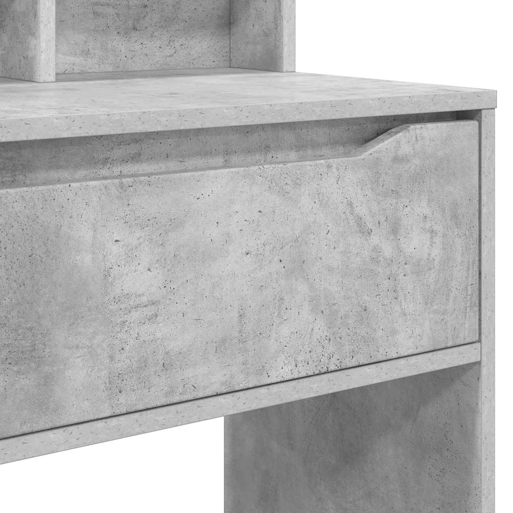 Tavoli da Trucco per Camera da Letto Grigio cemento 888980