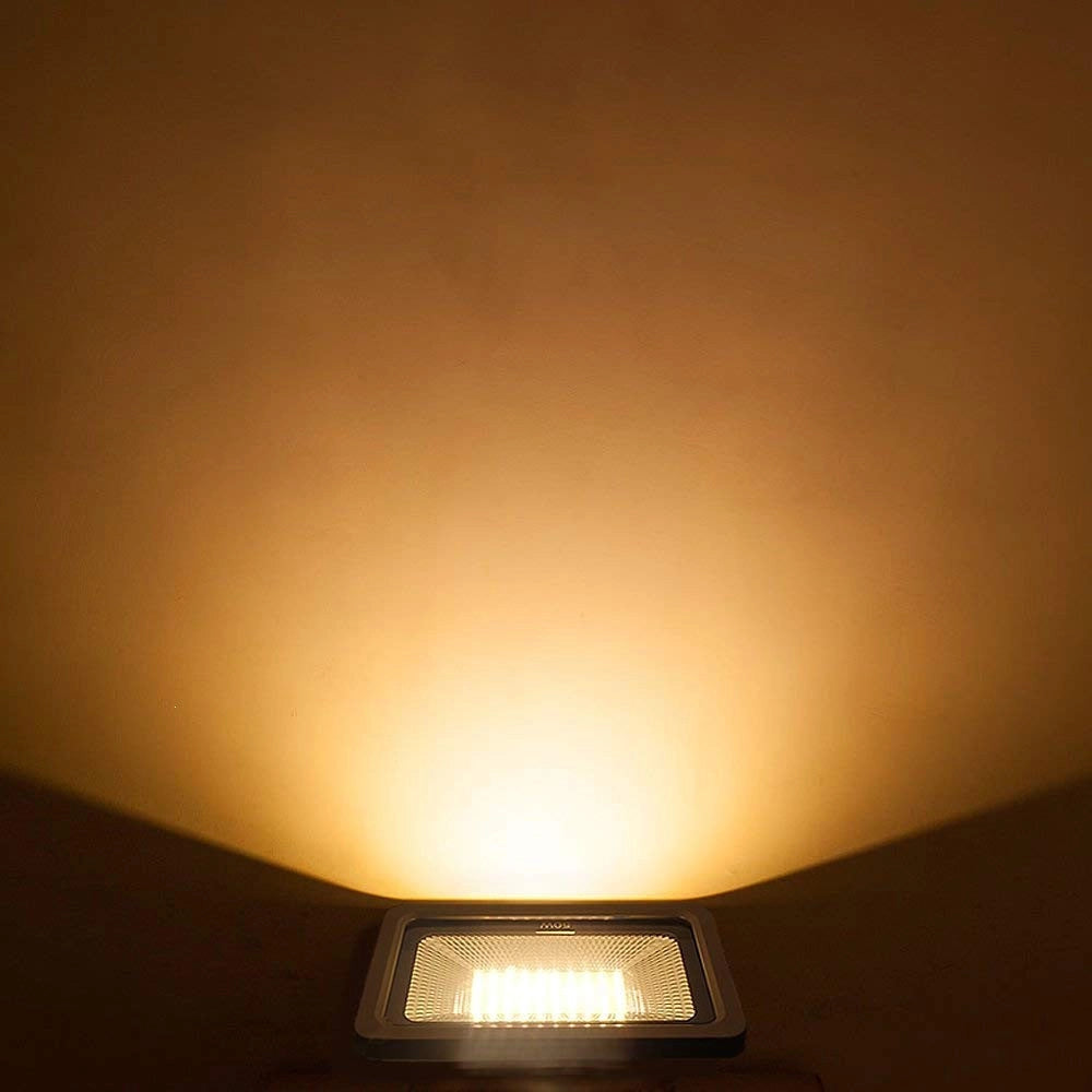 Trade Shop - Faro Faretto Proiettore A Led Per Da Esterno Ip65 Luce Fredda Calda 30 50 100 W - -bianco Caldo-50 Watt