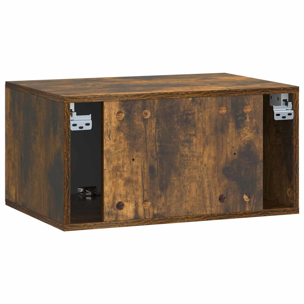 Mobile Porta TV da Muro 59,5 x 41 x 30 cm Rovere Fumo