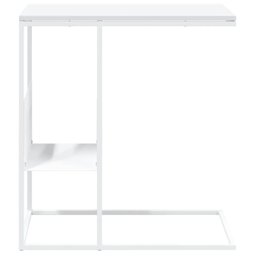 Tavolino Bianco 55x36x59,5 cm Legno Multistrato cod mxl 58346
