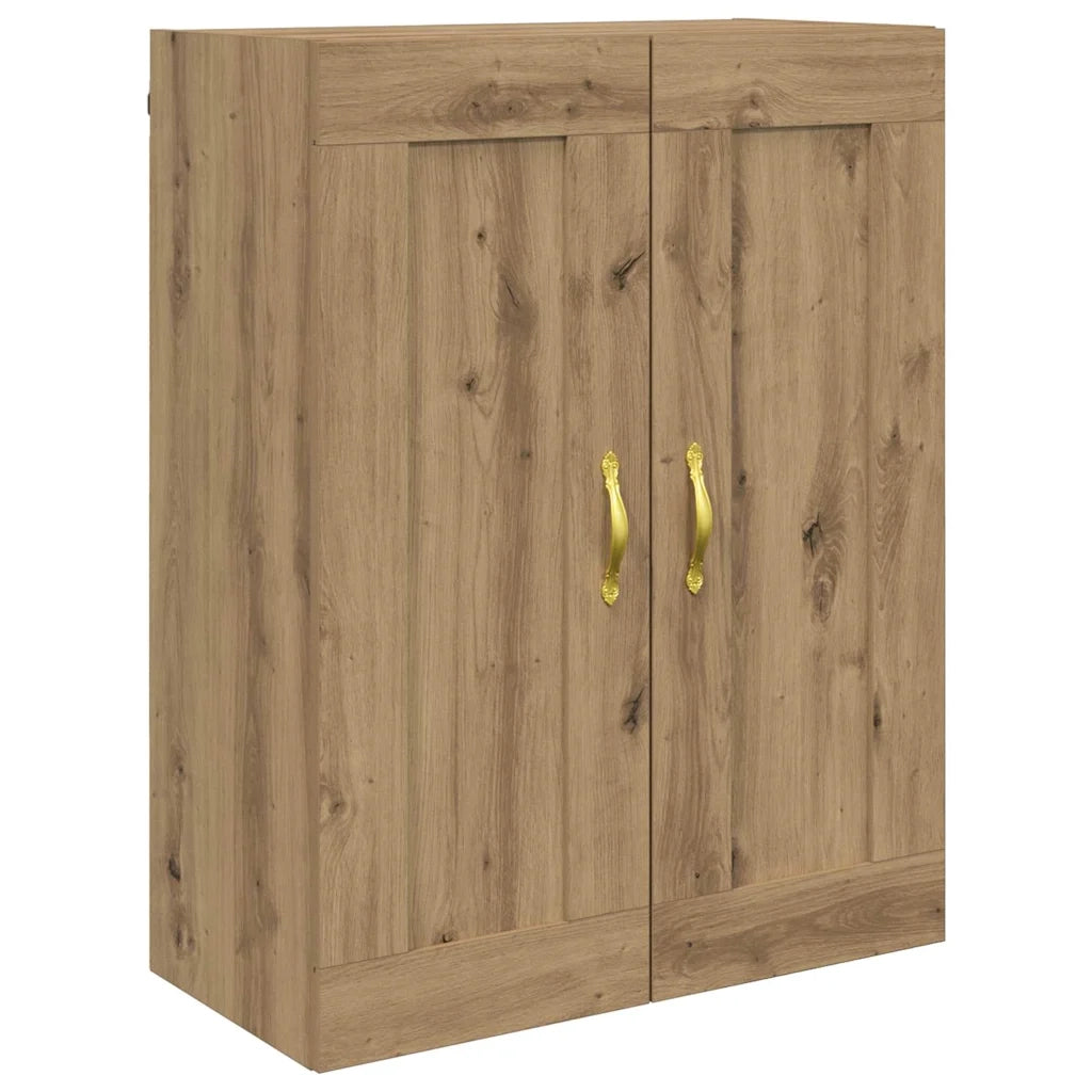 Mobile a muro 2 pcs Rovere artigianale 69,5 x 34 x 90 cm