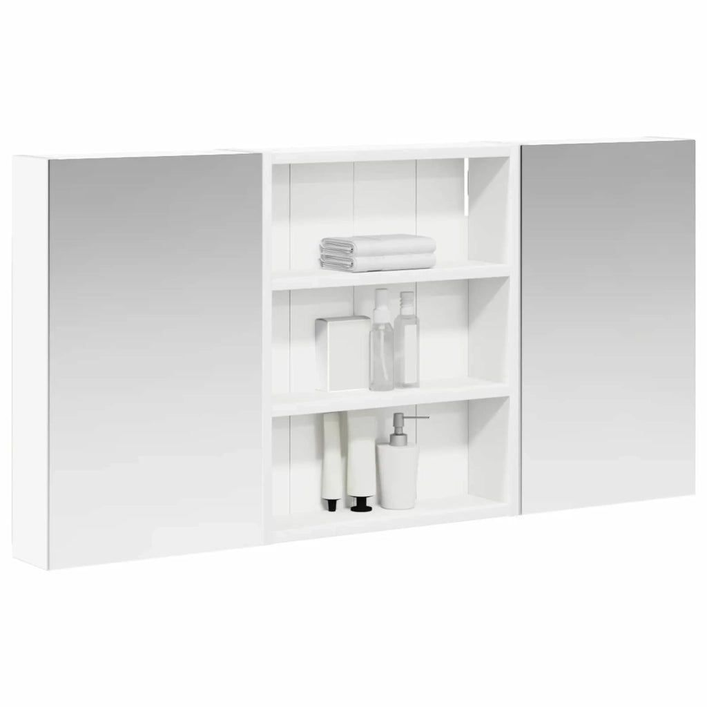 Set di Armadi da Bagno con lo scaffale 3 pcs 100 x 10,5 x 50 cm