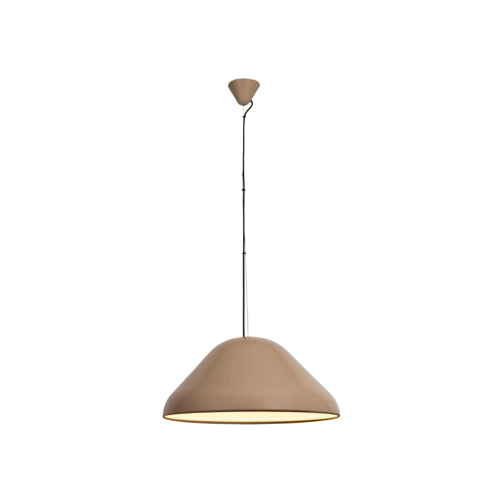 Lampada a sospensione ANDRES 1xE27 taupe metallo Lucide