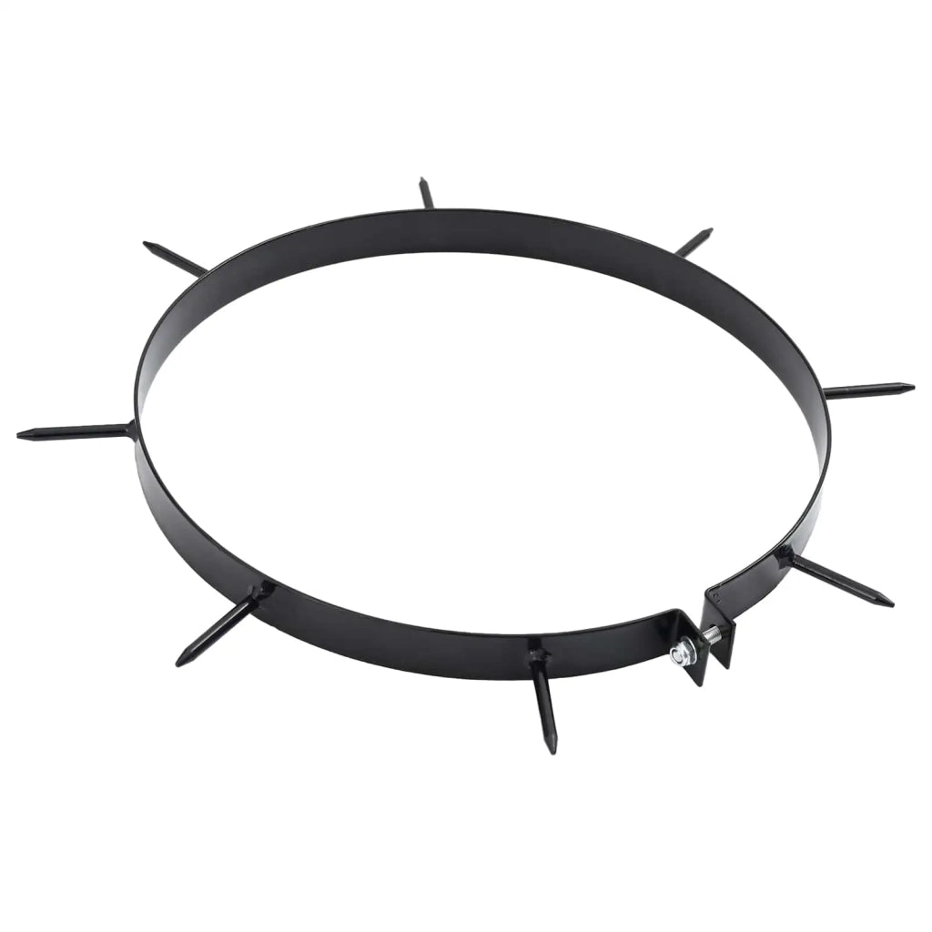 Morsa per Aeratore del Prato con Punti 5 pcs Nero Ø 300 mm 42032339