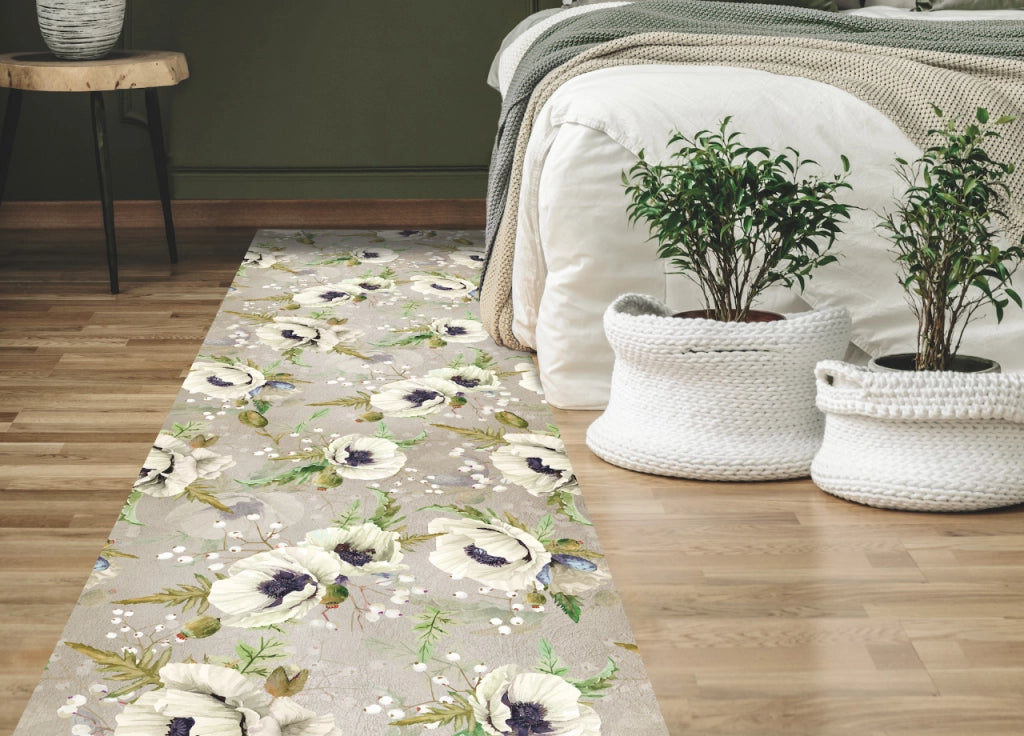 Tappeto Passatoia Cucina Antiscivolo Linea Futura Anemoni By Suardi - 52x90 - Anemoni