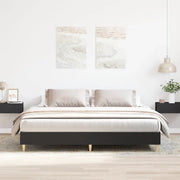 Giroletto senza Materasso Nero 180x200 cm in Legno Multistrato 3329022