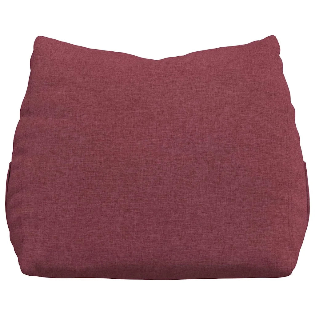 Cuscino per Schiena Rosso Vino 60 x 20 x 50 cm Tessuto 42015034