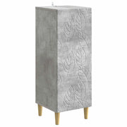 Credenza Grigio Cemento 33 x 34,5 x 90 cm Legno ingegnerizzato