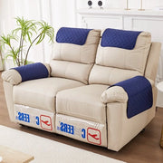 Set di 4 cuscini di sostegno per divano - protezione antislip per divano - cuscini di sostegno per divano - misura 38cm x 57cm - colore marine blu a righe