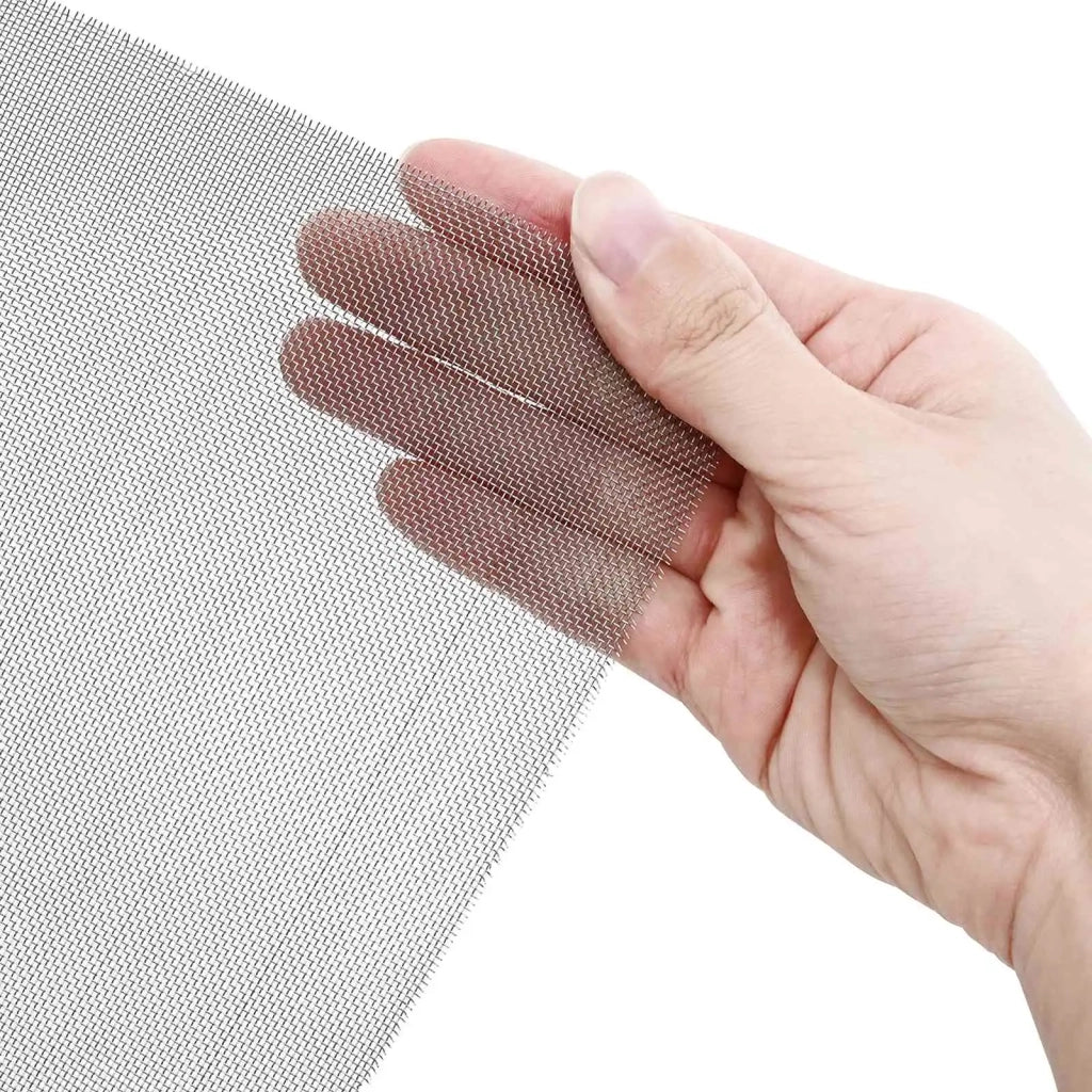 Rete per schermatura 20 x 500 cm 30 Mesh Argento 42039545