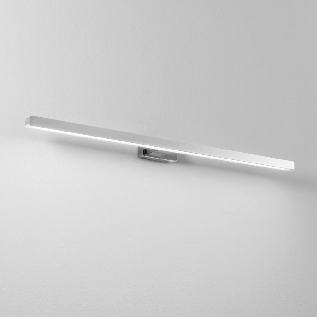 APPLIQUE LED LANCER CROMO FISSAGGIO PARETE E SPECCHIO 13W 1000LM 4000K IP54 75x9x4CM