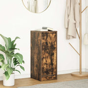 Credenza Rovere Fumo 29,5x34x76 cm in Legno Multistrato 861611