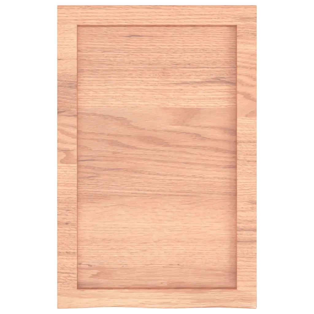 Ripiano Muro Marrone 40x60x(2-6) cm Massello Rovere Trattato 363637