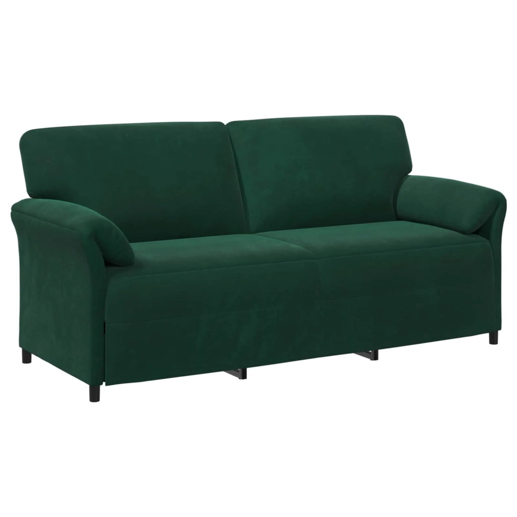 Set di divani 2 pz Verde Scuro Velluto 3424915