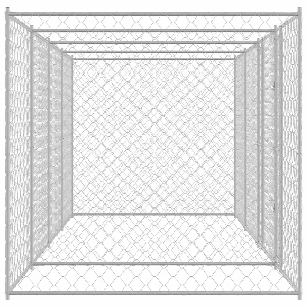 Gabbia per cani Argento 600 x 200 x 200 cm Acciaio zincato 3368312