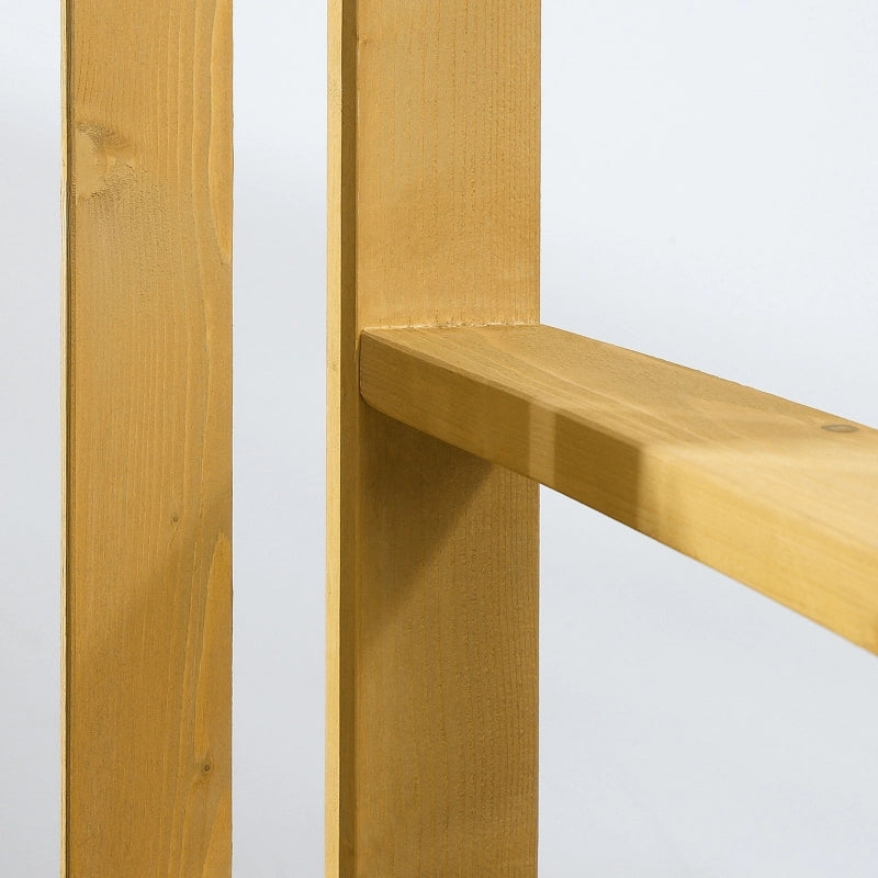 SEDIA DA GIARDINO 2 posti 143x51x85 cm Legno di abete Arancione