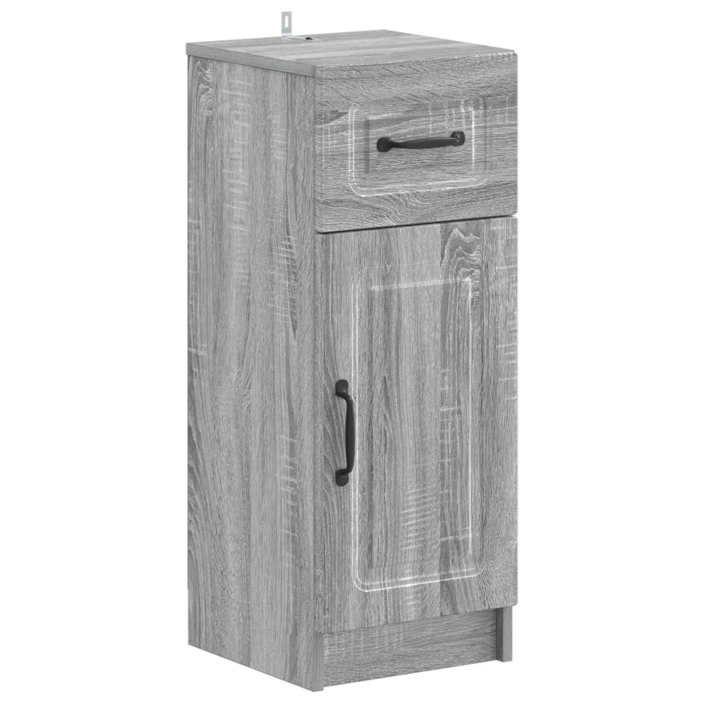 Mobiletto da Bagno UTRECHT Sonoma grigio 30 x 31 x 77 cm 897711