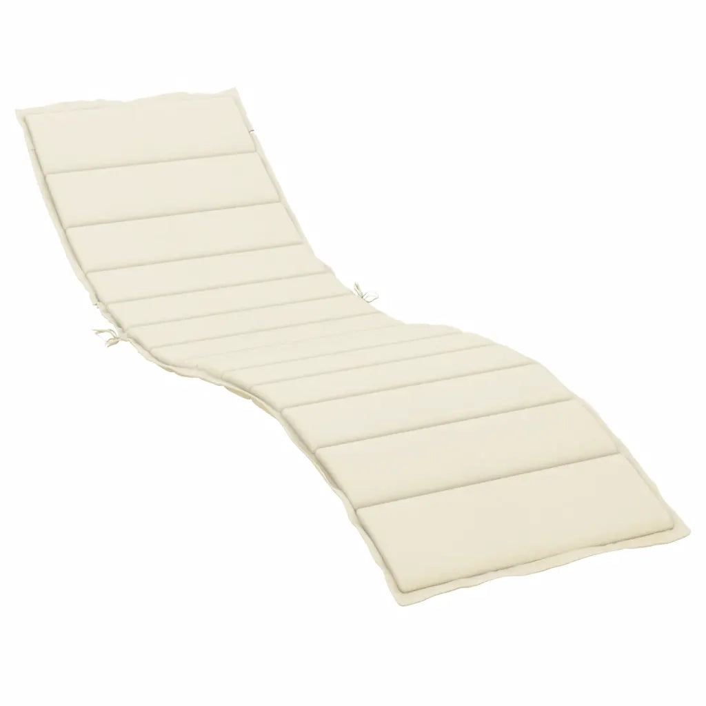 Cuscino per sedie | Cuscino per Lettino Crema 200x50x3 cm in Tessuto Oxford