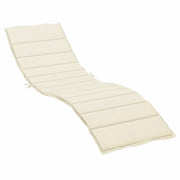 Cuscino per sedie | Cuscino per Lettino Crema 200x50x3 cm in Tessuto Oxford
