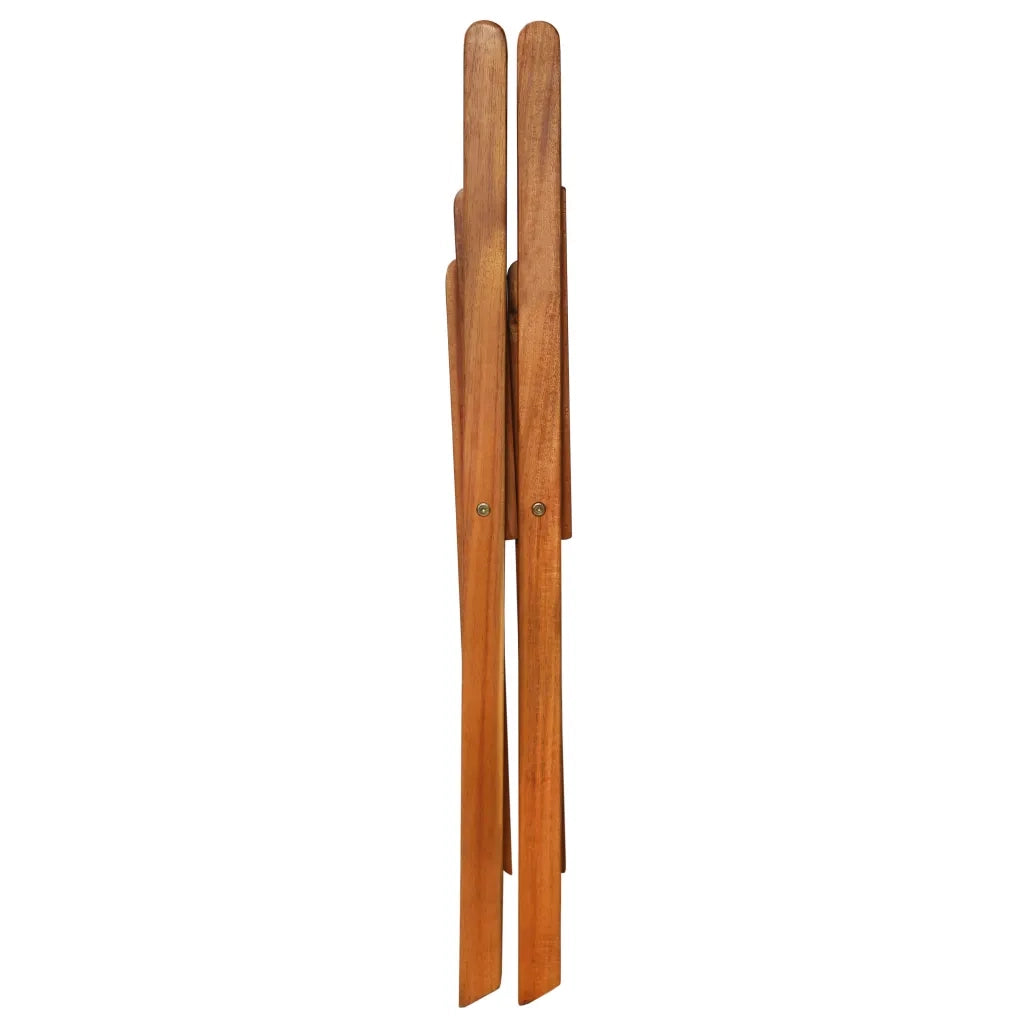 Sedie da Bistrò per Esterni 2 pz in Legno Massello di Acacia 44012