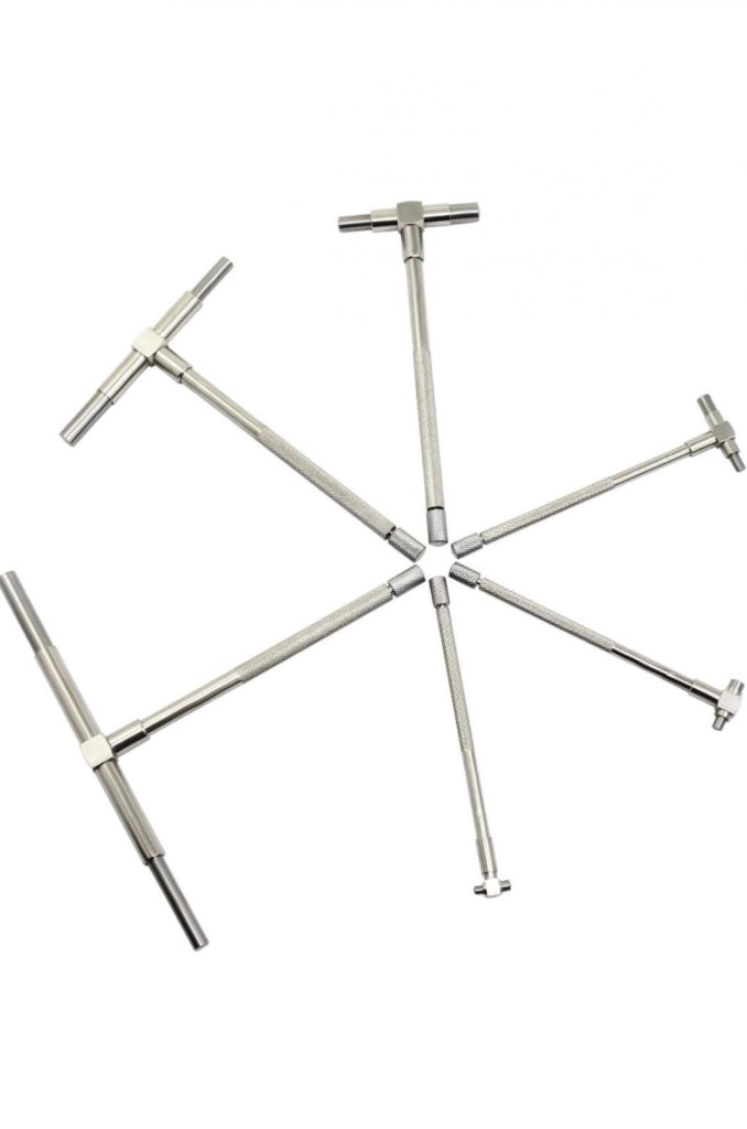 6 pz calibri telescopici 8-150mm misurazione micrometrica diametro interno