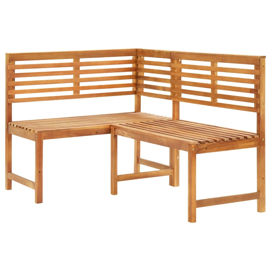 Set da Bistrot 4 pz in Legno Massello di Acacia 3057864