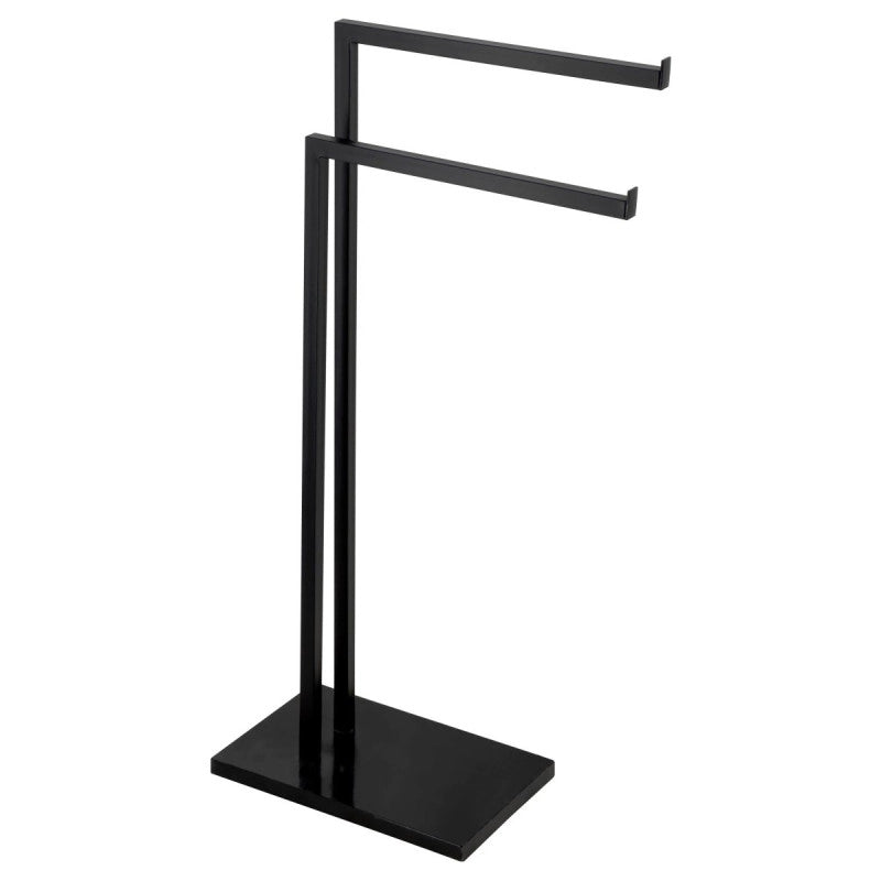 Set di 6 Piantena Portasalviette Loto Nero Due Bracci