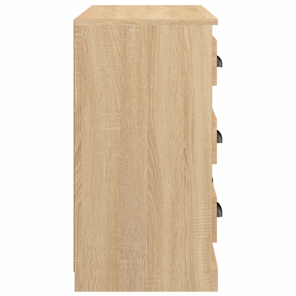 Buffet credenza cassettiera armadio mobile contenitore organizer cucina soggiorno rovere Sonoma 70 x 35,5 x 67,5 cm legno ingegnerizzato marrone 02_0031699