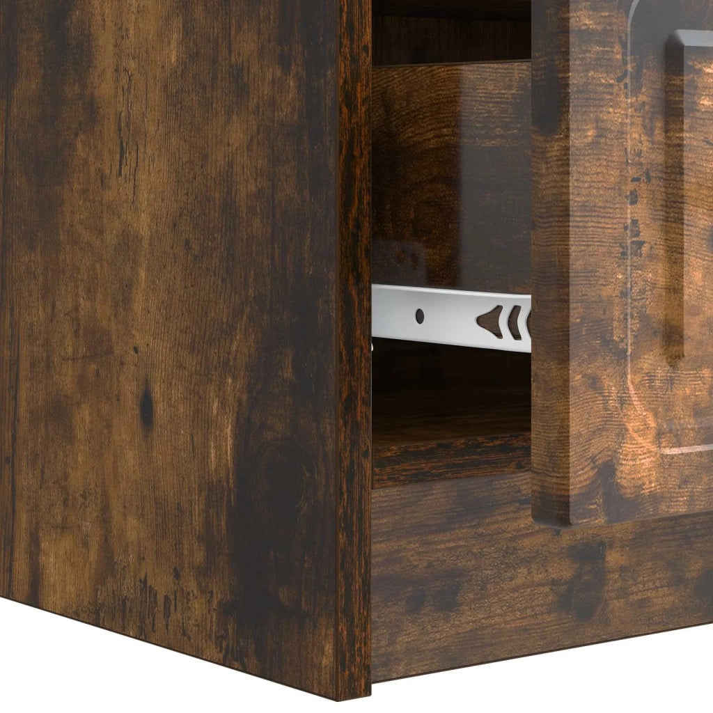 Mobile TV Rovere Fumo 147 x 34,5 x 27 cm Legno ingegnerizzato