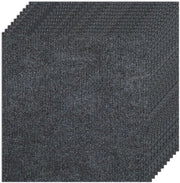 Tegoli per pavimento in moquette - rimovibili e adesivi - 30 x 30 cm quadrati - con trattamento antiscivolo - morbidi e con imbottitura - mattonelle autoadesive per pavimenti in moquette per progetti di fai da te da installare in casa