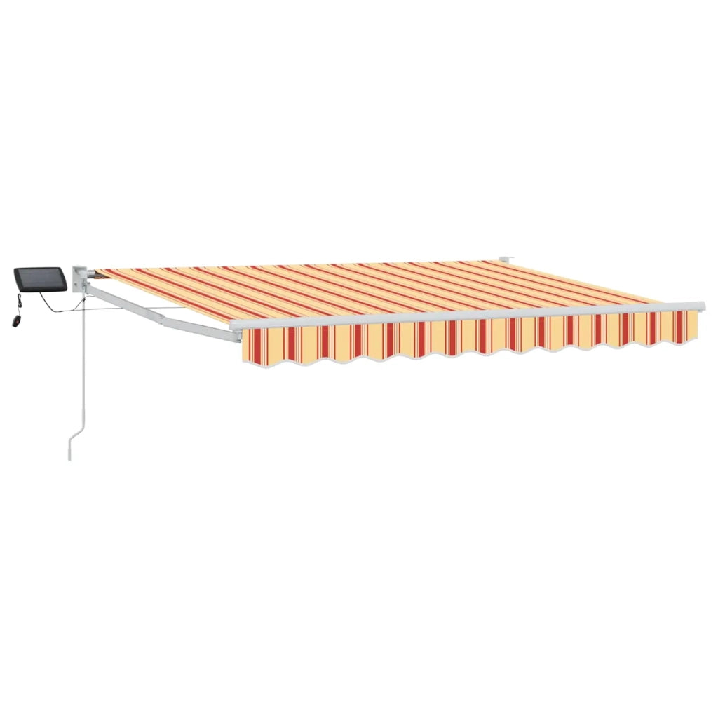 Tenda retrattile manuale con LED Multicolore 3 x 2 m