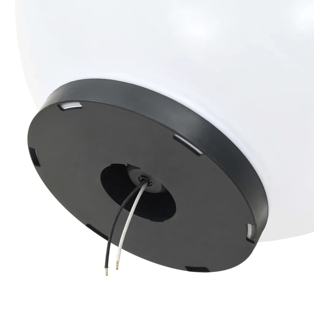 Set Lampade a LED Sferiche 2 pz 40 cm in PMMA 50657