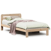 Letto singolo | Letto per adulti | Letto senza Materasso 90x200 cm in Legno Massello di Pino