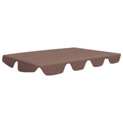 Baldacchino per Dondolo Giardino Marrone 150/130x105/70 cm CFW8776940