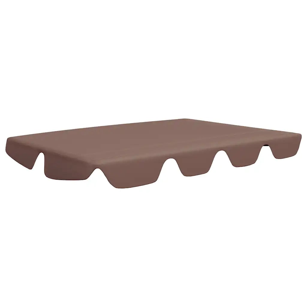 Baldacchino per Dondolo Giardino Marrone 150/130x105/70 cm CFW8776940