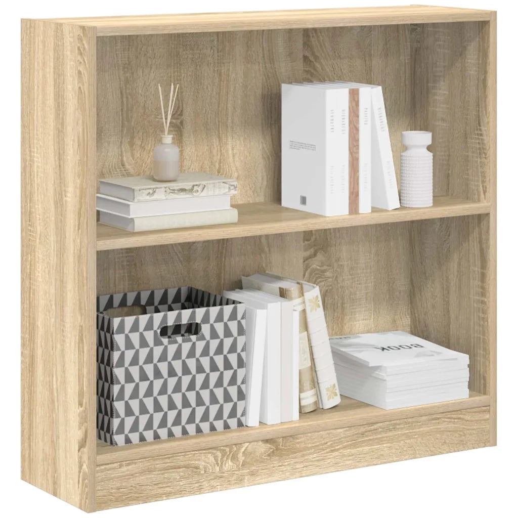Libreria Rovere Sonoma 80x24x75 cm in Legno Multistrato 800894