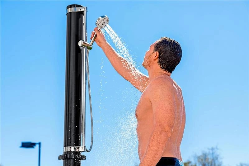 BESTWAY DOCCIA SOLARE CM.60X60X218,20 L.CON MISCELATORE,DOCCINO REGOLABILE SERBATOIO NERO SFRUTTA IL CALORE SOLARE