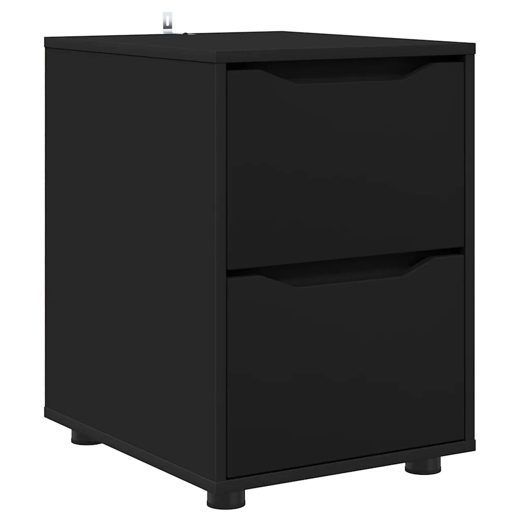 Armadio Nero 40 x 48 x 57 cm Legno multistrato