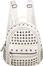 Borsa a Nastri Mini Rucksack Tascabile per Uomo Donna, Bianco