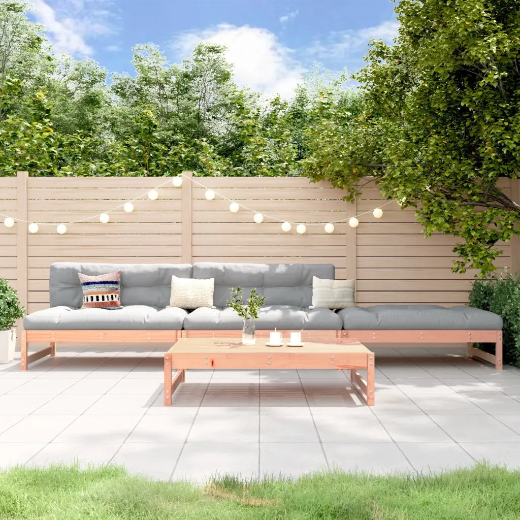 Set Salotto da Giardino 4 pz in Legno Massello di Douglascod mxl 118214