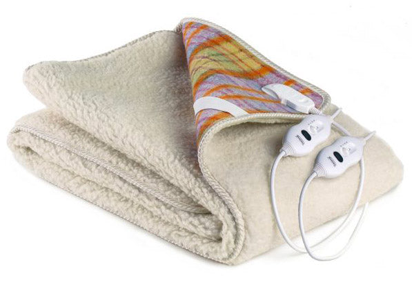 Coperta Termica Elettrica Matrimoniale in Lana 100% Scaldaletto Plus Scozzese