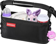 Buggy universale per passeggini con contenitore per bottiglie e contenitore per bottiglie, accessori per bambini, grande capacità di carico, bottiglia, asciugamani umidi, pannolino, telefono cellulare, chiavi, giocattoli