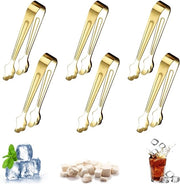 Stecchi di zucchero in acciaio inox - Tanti spessi bastoncini di zucchero per feste, caffè freddo, zucchero dorato